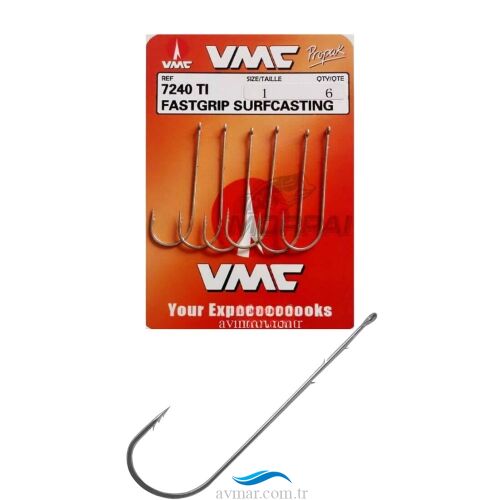VMC 7240 TI Fastgrip Olta İğnesi 10lu - Vmc