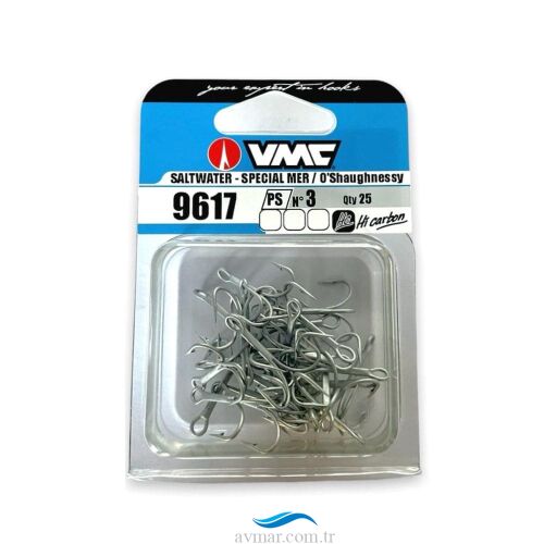 VMC 9617PS Üçlü Olta İğnesi 25li - 1