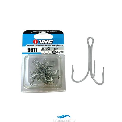 VMC 9617PS Üçlü Olta İğnesi 25li - Vmc