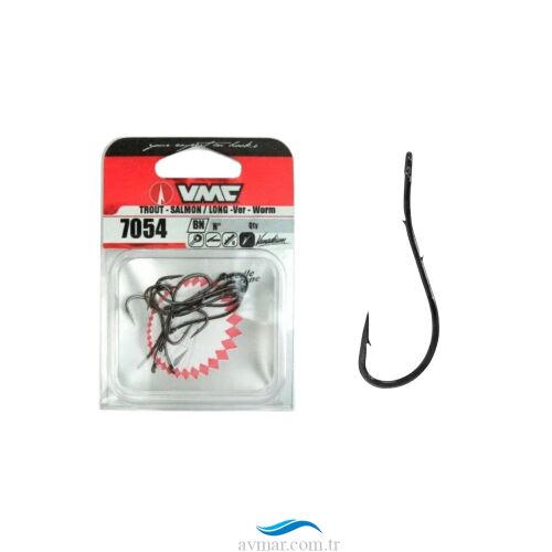 VMC 7054BN Worm Olta İğnesi 10lu