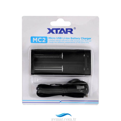 Xtar MC2 Li-ion Pil Şarj Cihazı 2li - 1