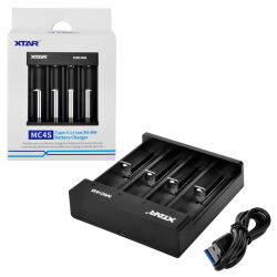 Xtar MC4S Li-ion/Ni-Mh Pil Şarj Cihazı 4lü - 1