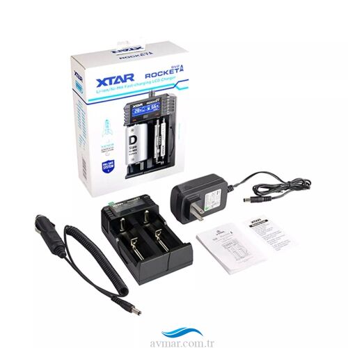 Xtar Rocket SV2 Lcd Ekranlı Li-ion/Ni-Mh/Ni-Cd Hızlı Şarj Cihazı (1)