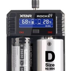 Xtar Rocket SV2 Lcd Ekranlı Li-ion/Ni-Mh/Ni-Cd Hızlı Şarj Cihazı - 5