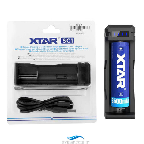 Xtar SC1 Taşınabilir Li-ion Hızlı Şarj Cihazı
