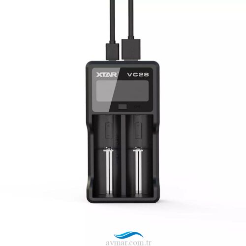 Xtar VC2S Lcd Ekranlı Li-ion/Ni-Mh/Ni-Cd Pil Şarj Cihazı 2li - 2