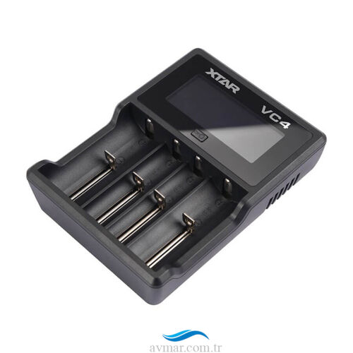 Xtar VC4 Lcd Ekranlı Li-ion/Ni-Mh/Ni-Cd Pil Şarj Cihazı 4lü - 1