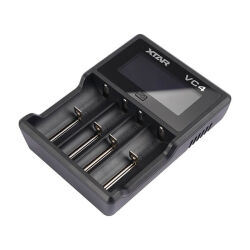 Xtar VC4 Lcd Ekranlı Li-ion/Ni-Mh/Ni-Cd Pil Şarj Cihazı 4lü - 1