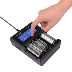 Xtar VC4 Lcd Ekranlı Li-ion/Ni-Mh/Ni-Cd Pil Şarj Cihazı 4lü - 5