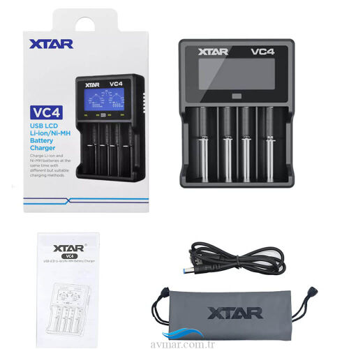 Xtar VC4 Lcd Ekranlı Li-ion/Ni-Mh/Ni-Cd Pil Şarj Cihazı 4lü - 3