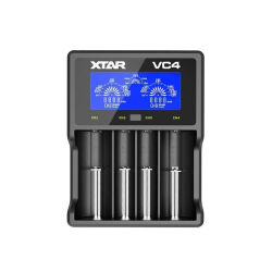Xtar VC4 Lcd Ekranlı Li-ion/Ni-Mh/Ni-Cd Pil Şarj Cihazı 4lü - 1