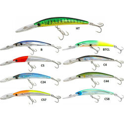 Yozuri Crystal 3D Minnow Deep Diver Flotaing 13cm Sahte Balık F1153 - 2