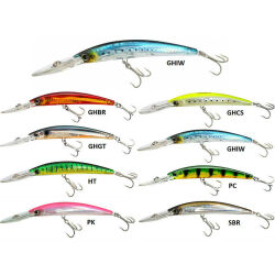 Yozuri Crystal 3D Minnow Deep Diver Flotaing 13cm Sahte Balık F1153 - 1