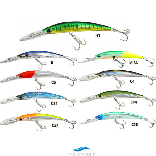 Yozuri Crystal 3D Minnow Deep Diver Flotaing 13cm Sahte Balık F1153 (1)