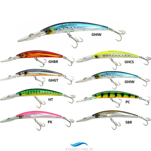 Yozuri Crystal 3D Minnow Deep Diver Flotaing 13cm Sahte Balık F1153