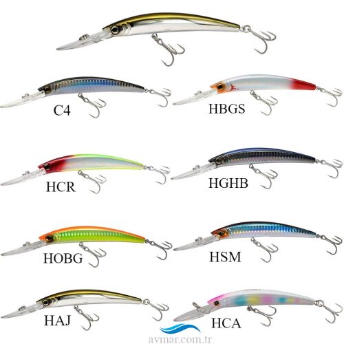 Yozuri Crystal Minnow Floating Deep Diver 9cm 9.5gr Sahte Balık R1134 - Yozuri (1)