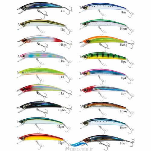Yozuri Crystal Minnow Floating 9cm 7.5gr Sahte Balk R1123