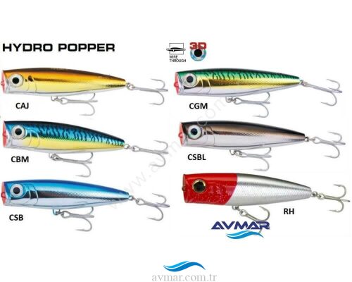 Yozuri R512 Hydro Popper 12cm 43gr Sahte Balık