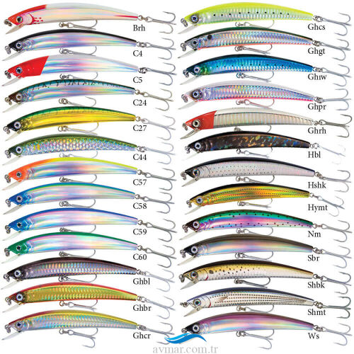 Yozuri Original Crystal Minnow 9cm Floating Maket Sahte Yem - 1