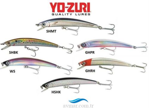Yozuri Or.Crystal Minnow Sinking S.Yem - 1