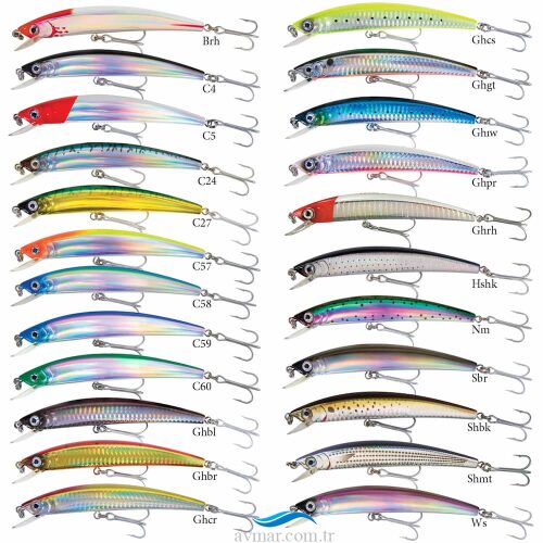 Yozuri Original Crystal Minnow Sinking 9cm Sahte Balık R835